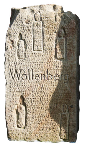 Gedenkstein in Wollenberg