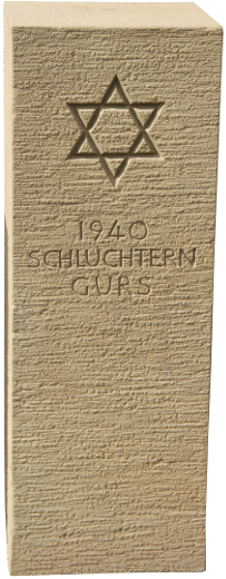 Gedenkstein in Schluchtern